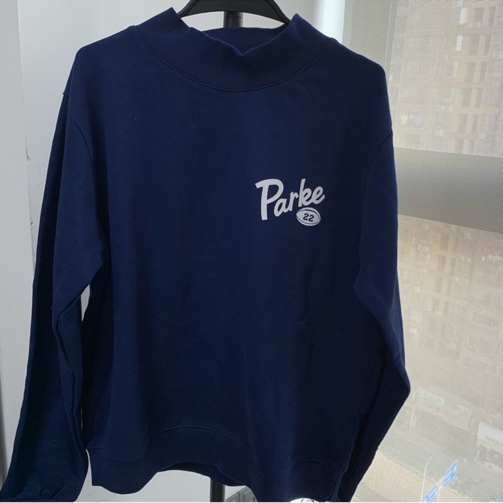 Parke Women's Classic Navy
Mockneck Sweatshirt